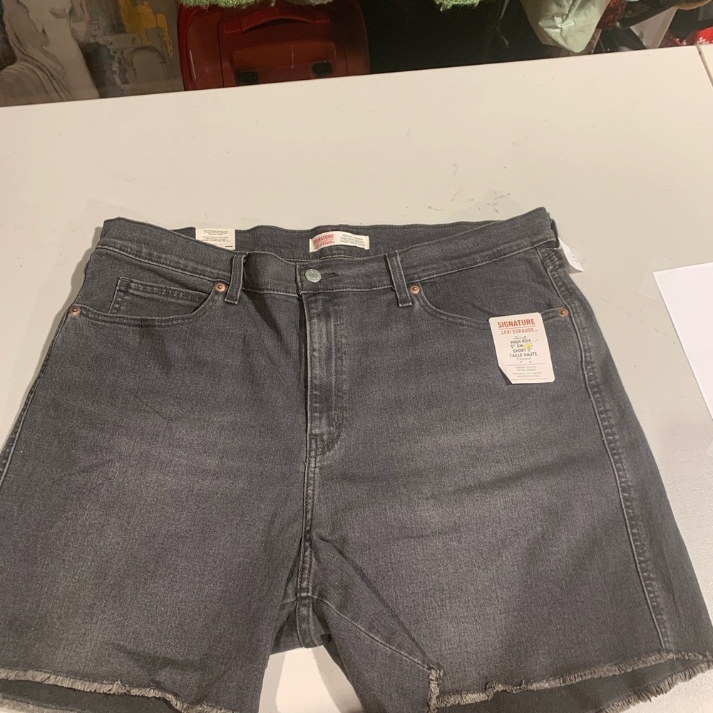 Grayish black  Denim Shorts